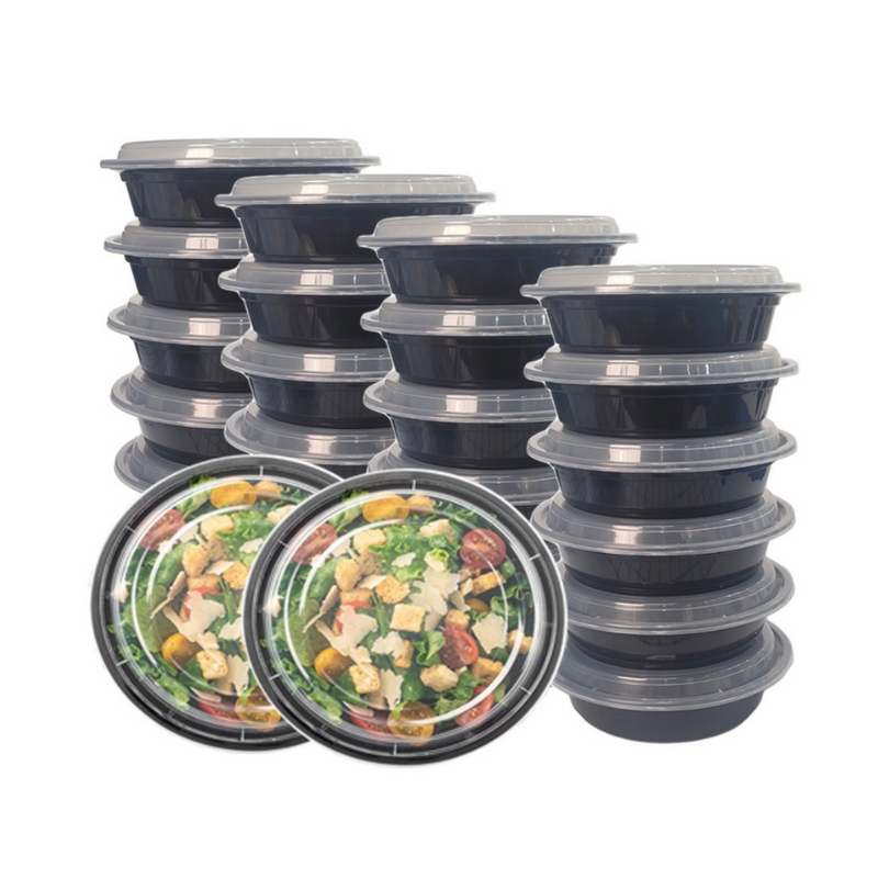 Plastic Microwaveable Take-Out Containers