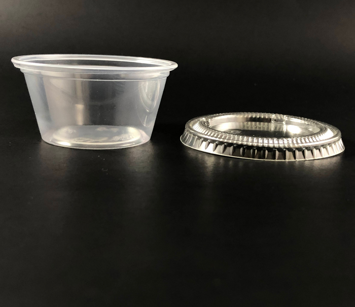 1.5 oz. Clear Plastic Souffle Cup / Portion Cup - 2500/Case