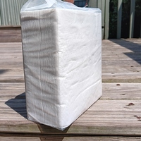 1/4 Fold Dinner Napkin | 17" x 17" | 1-Ply White | Premium Quality
