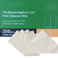 2-Ply Wide Interfold 6 1/2 x 8 1/2 Dispenser Napkin (WHITE)