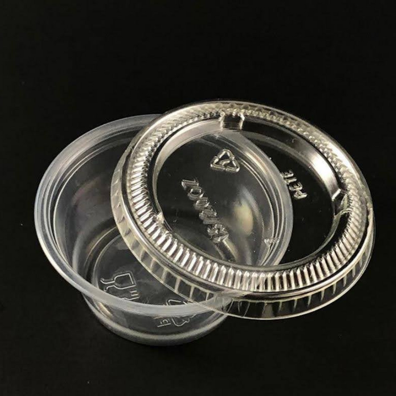 1.5 oz. Clear Plastic Souffle Cup / Portion Cup - 2500/Case