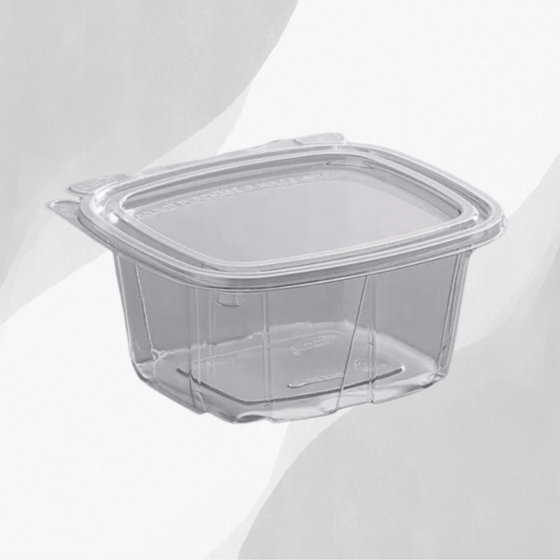 32 oz. Dart Tamper-Resistant, Tamper-Evident Container with Dome Lid - 200/Case