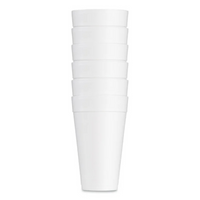 32 oz. White Customizable Foam Cup - 500/Case (Dart 32TJ32 )