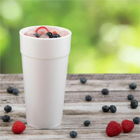 24 oz. White Customizable Foam Cup - 500/Case (Dart 24J16)