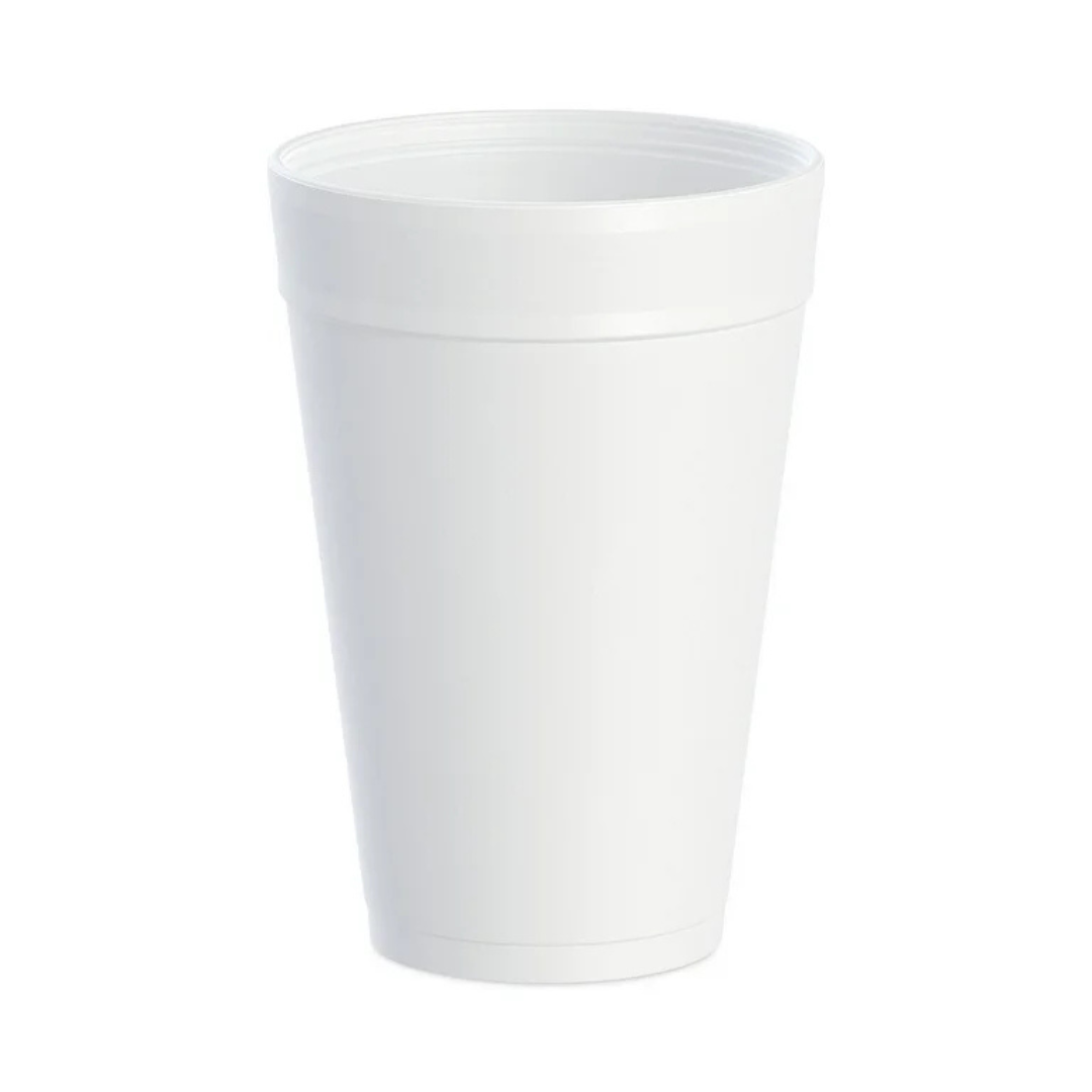 32 oz. White Customizable Foam Cup - 500/Case (Dart 32TJ32 )