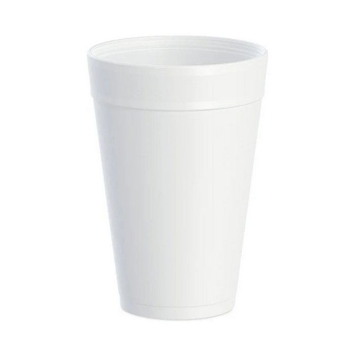 32 oz. White Customizable Foam Cup - 500/Case (Dart 32TJ32 )