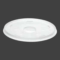 Dart 16SL Translucent Lid with Straw Slot - 1000/Case
