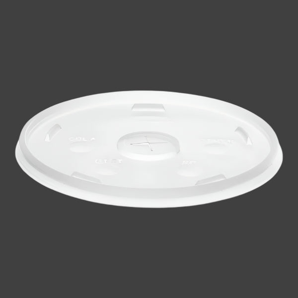 Dart 16SL Translucent Lid with Straw Slot - 1000/Case