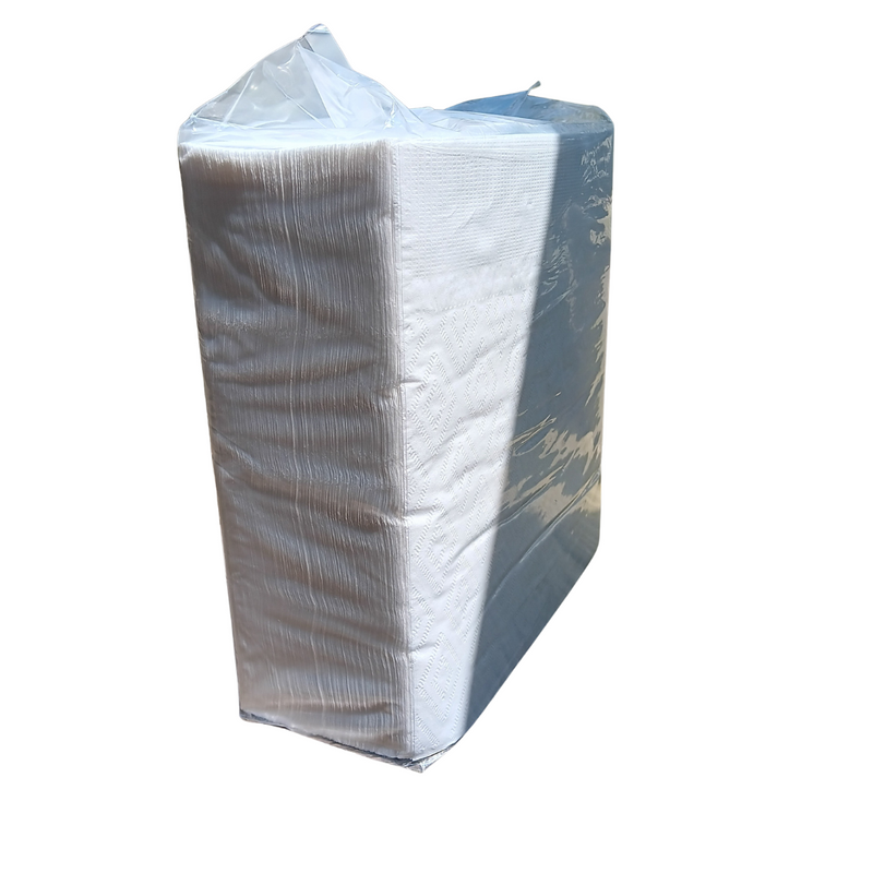 1/4 Fold Dinner Napkin | 17" x 17" | 1-Ply White | Premium Quality