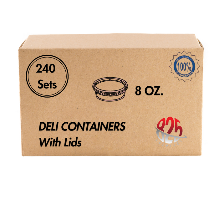 8 oz Deli Container - 240/Case