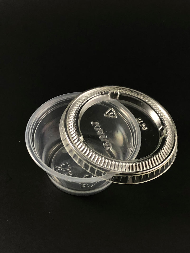 1 oz. Clear Plastic Soufflé/Portion Cup - Bulk Case of 2500 Units (Only Cup)