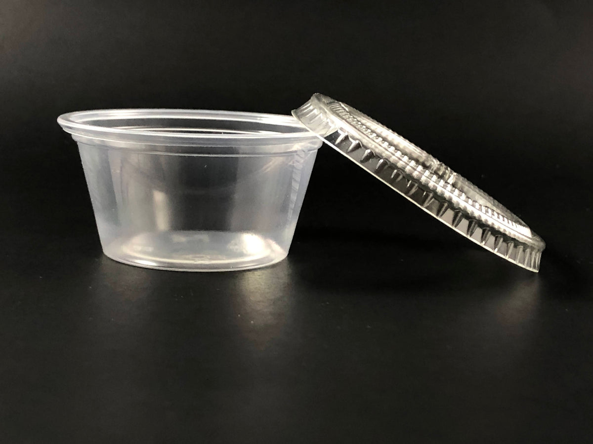 2 oz clear Plastic Soufflé Cups – Case of 2500 Units (only cup)