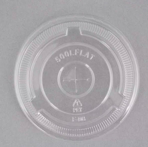 32oz PET Flat Lid - 500/Case