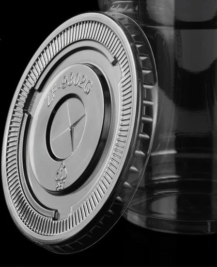 32oz PET Flat Lid - 500/Case