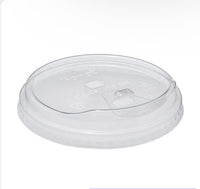 20 oz Clear Plastic Cups with Strawless-Sip-Lids, 25 Sets Disposable Cup Plastic Iced Coffee Cups, To Go Cup with Sip Through Lids for Smoothie, Milkshake, Cold Drinks for Party, Wedding, Event