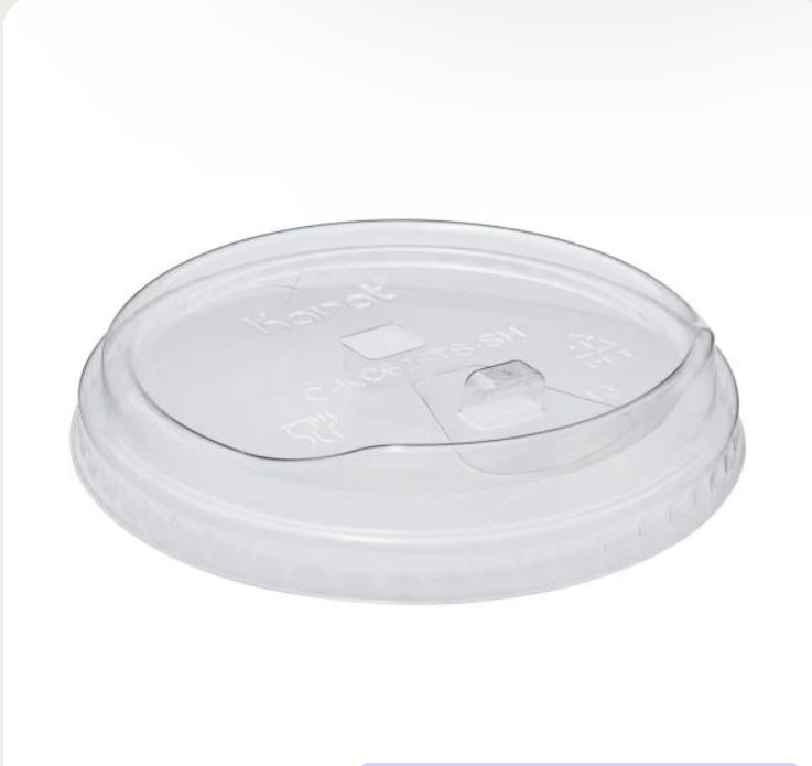 20 oz Clear Plastic Cups with Strawless-Sip-Lids, 25 Sets Disposable Cup Plastic Iced Coffee Cups, To Go Cup with Sip Through Lids for Smoothie, Milkshake, Cold Drinks for Party, Wedding, Event