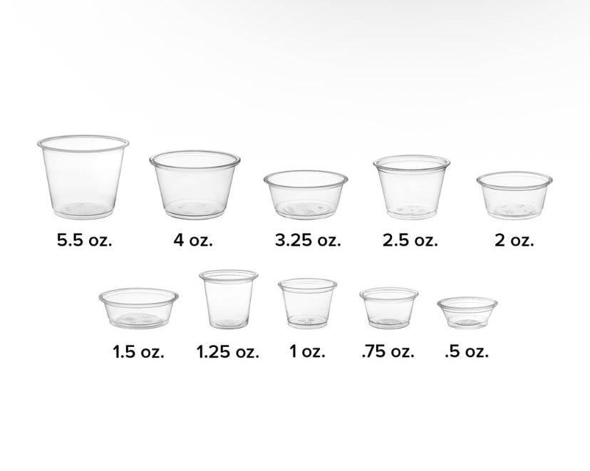 5.5 oz Soufflé/Portion Cup - 2500/Case