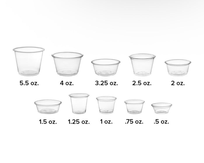 4 oz Soufflé/Portion Cup - 2500/Case